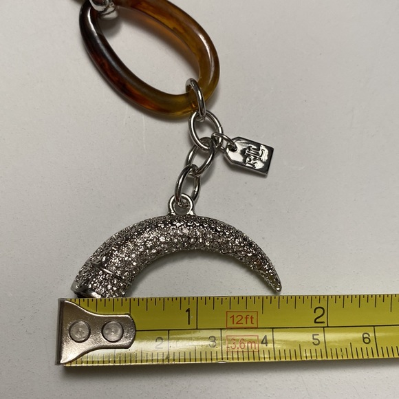 LAUREN RALPH LAUREN Canyon Chic Pave Horn Oval Link Bracelet $68 - Picture 7 of 7